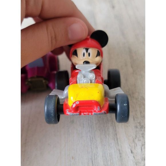 Disney Mickey Pluto Donald mini goofy car play set toy figure - Picture 5 of 10